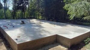 Свайно-ростверковый фундамент. Надежный фундамент под  большой кирпичный дом