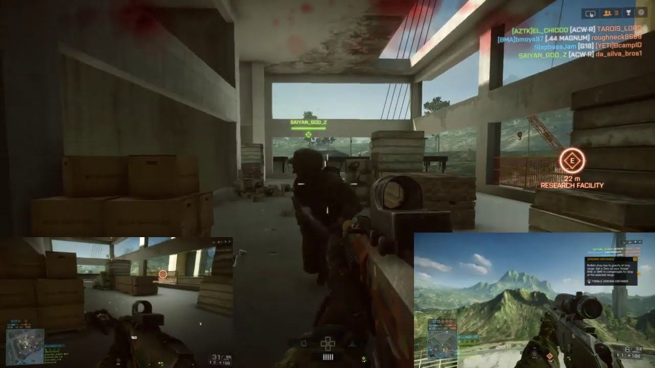 8Player Squad Multiplayer Battlefield 4: Split screens смотреть онлайн