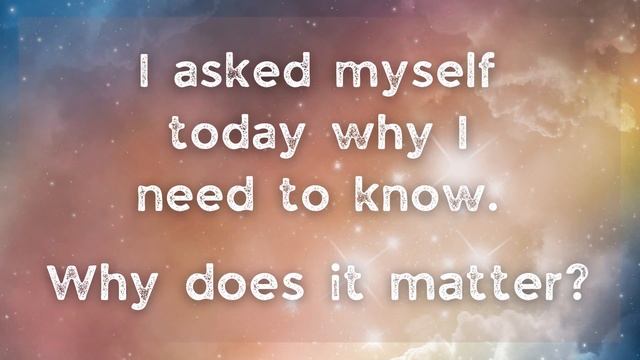 "WHY DO YOU LOVE ME AT ALL?" channeled direct ms смотреть онлайн