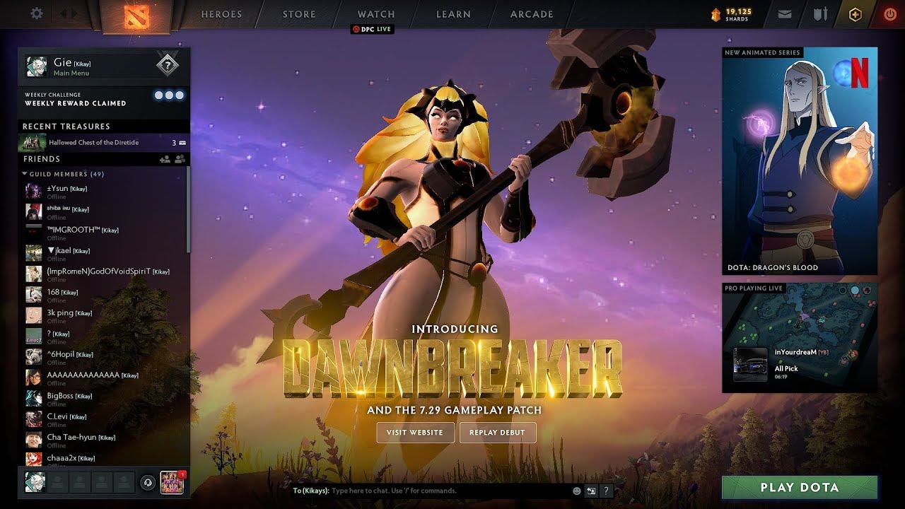 Dota 2 Hero Epic 3 Kill смотреть онлайн