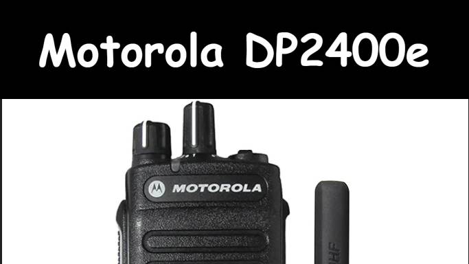 Распаковка Motorola DP 2400e. смотреть онлайн
