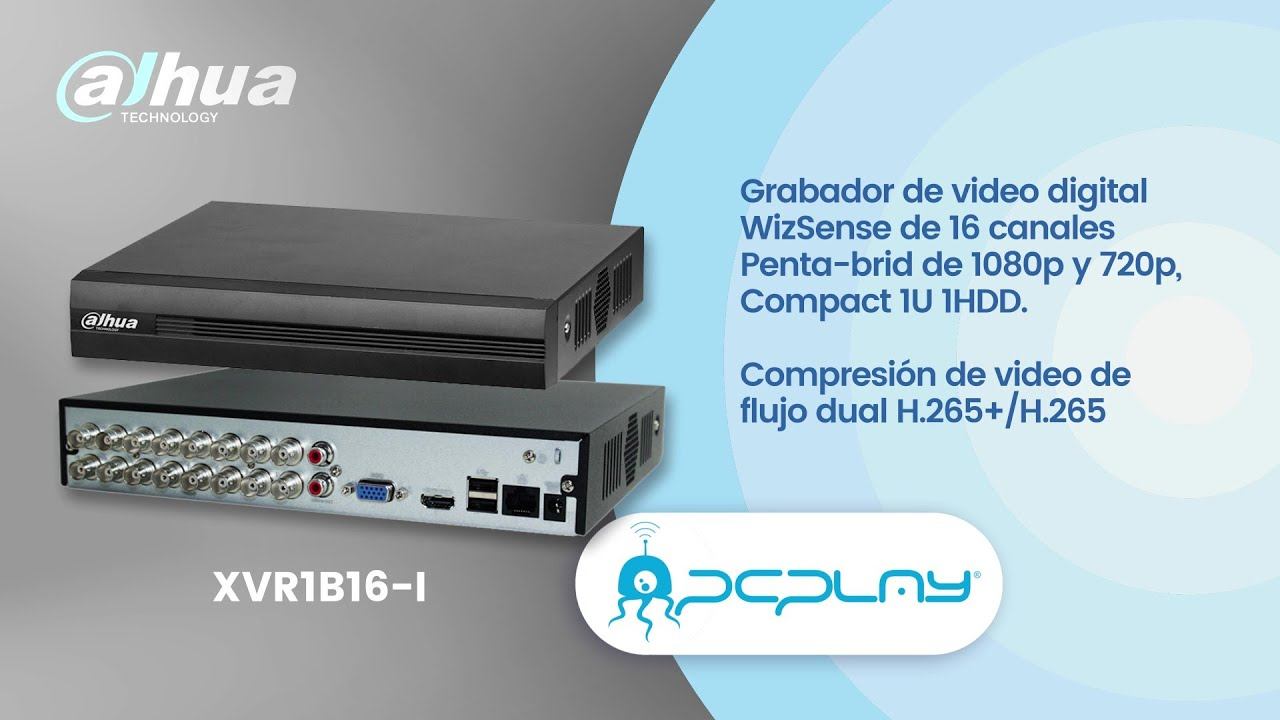 PcPlay Dahua DH-XVR1B16-I
