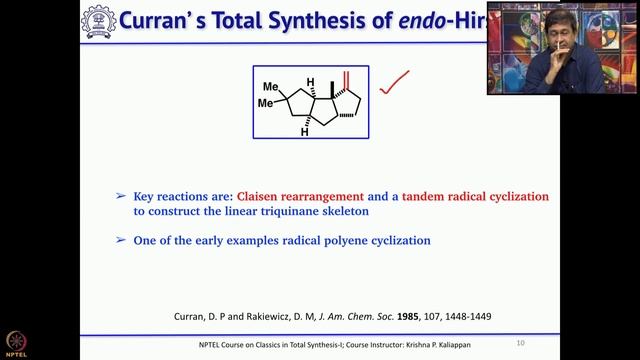 Lecture 15: Total synthesis of Triquinanes by radical cyclisation I(Curran) смотреть онлайн