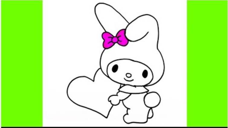 Как нарисовать МЕЛОДИ, Учебные рисунки для детей, Простые рисунки смотреть онлайн