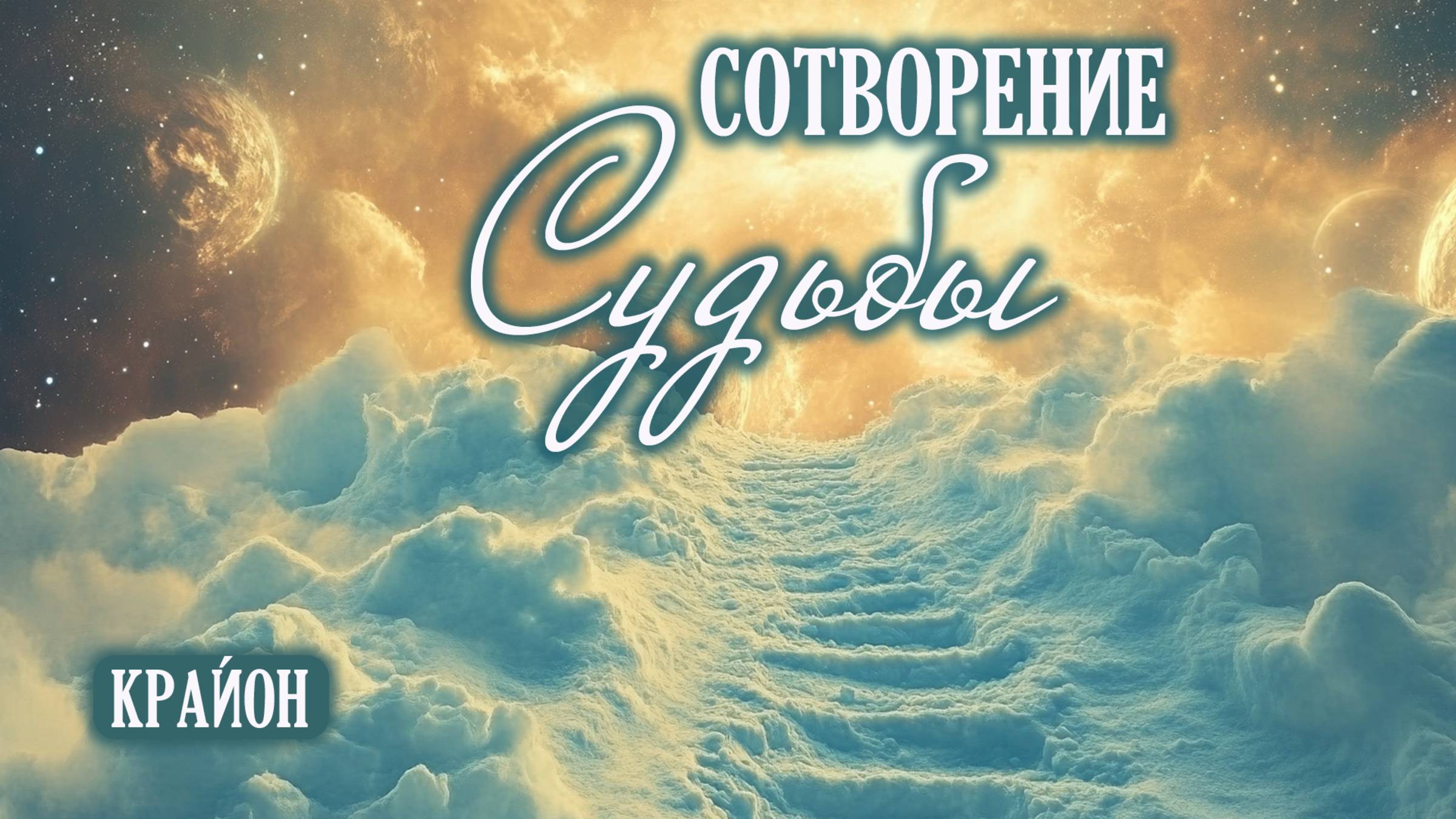 Крайон. Сотворение судьбы. Духовные законы счастья действуют и в материальном мире. смотреть онлайн