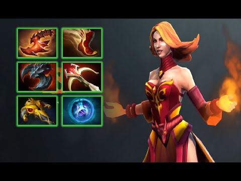 Dota 2 Mid Lina Support vs Tiny - Watch & Learn - victory in a game with 61 kills! смотреть онлайн