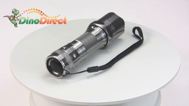 1W Super Bright LED Aluminum Flashlight Torch (3 x AAA Batteries) from Dinodirect.com смотреть онлайн