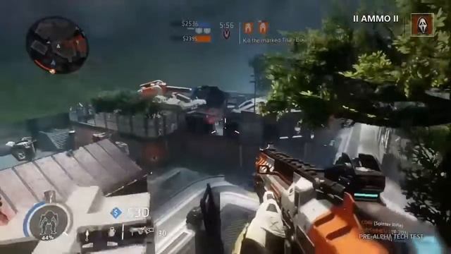 Mid-Air pulse knife kill - Titanfall 2 Tech test смотреть онлайн