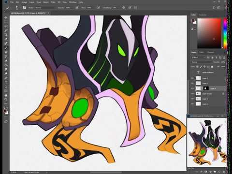 WORKFLOW: DOTA 2 — Rubick Colored Headshot (2019) смотреть онлайн