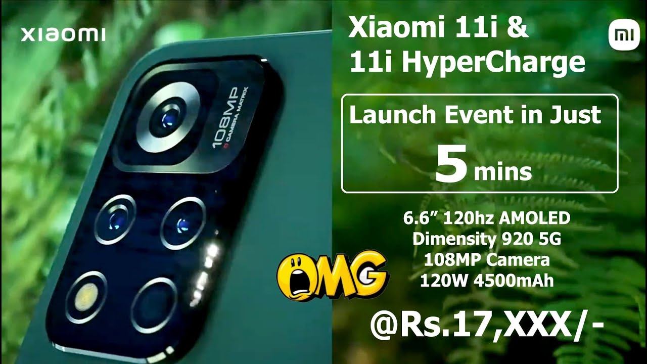 Xiaomi 11i Hypercharge & Xiaomi 11i India Launch in just 5mins #Xiaomi11i #Xiaomi11iHypercharge смотреть онлайн