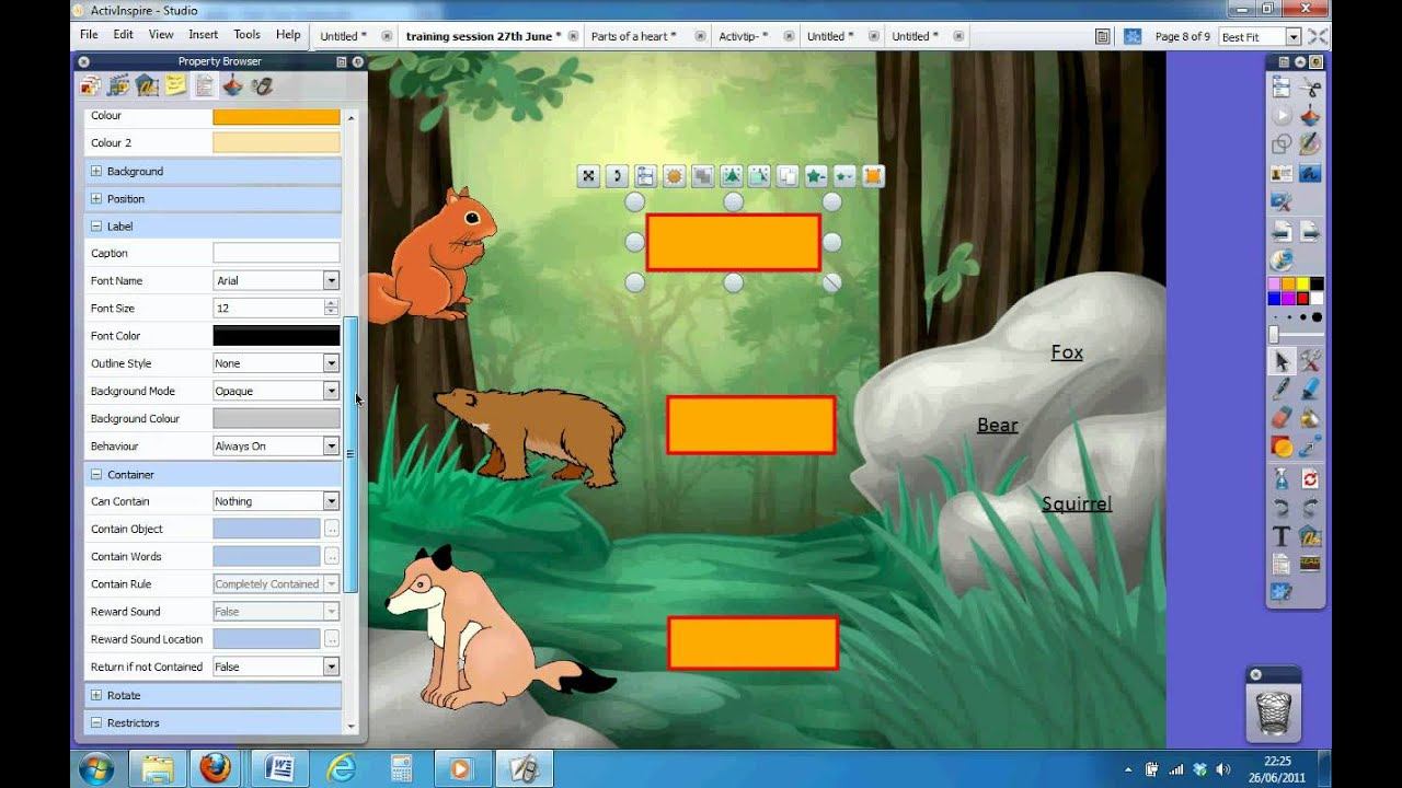 Active Inspire: Creating containers to match text to images смотреть онлайн