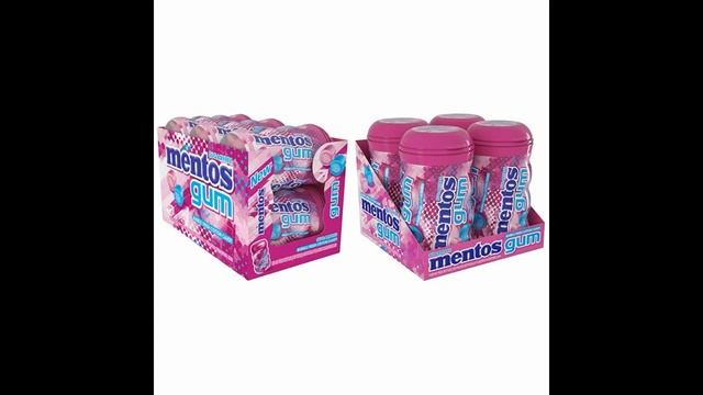 Mentos Always White Sugar-Free Chewing Gum with Xylitol, Bubble Fresh, 100 Piece Bottle (Pack o... смотреть онлайн