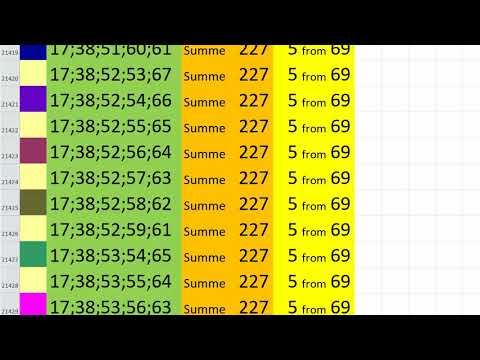 lotto combinations Powerball Jackpot 5x69 Summa 227 video 19 смотреть онлайн