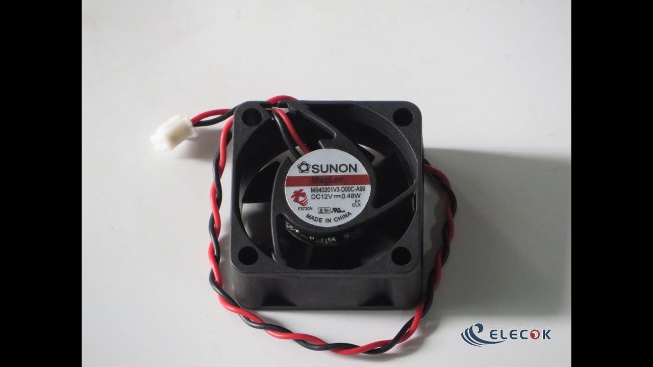 MB40201V3-D00C-A99 12V 0.48W 2wires cooling fan смотреть онлайн