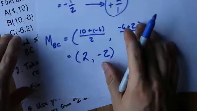 Equation of Right Bisector in Triangle ΔABC EXAMPLE смотреть онлайн