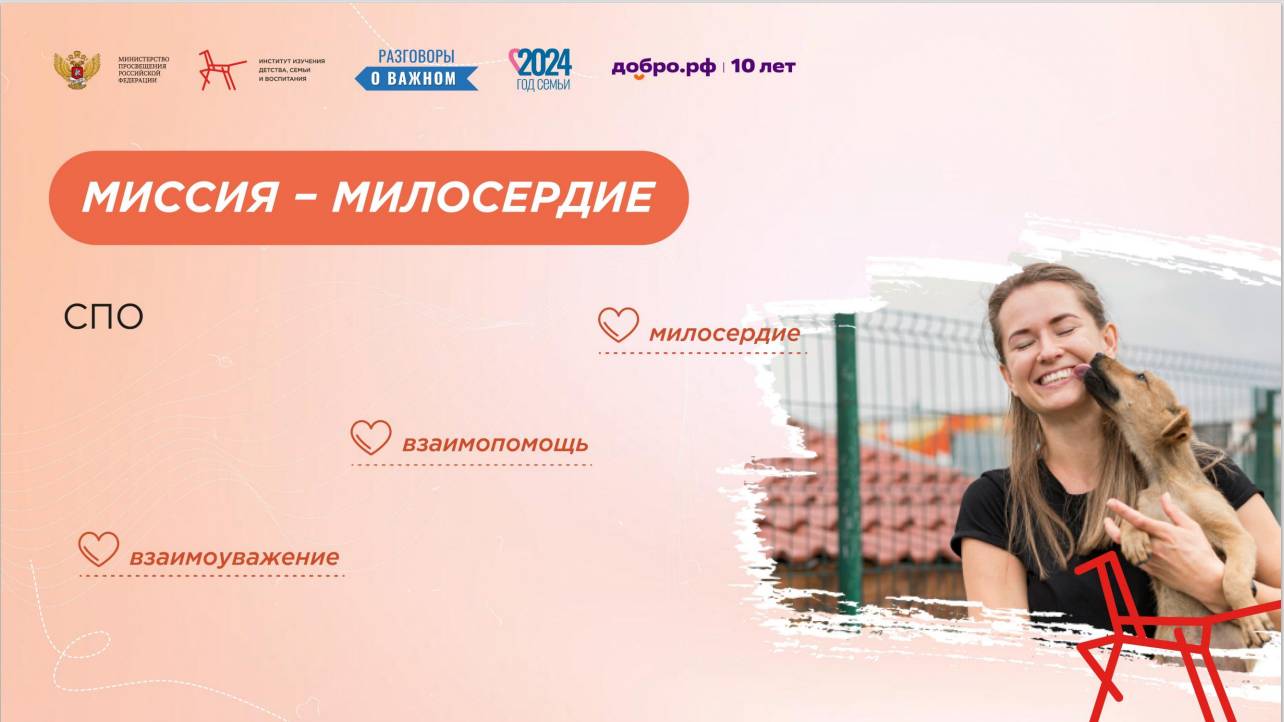01 Разговор о важном "Миссия-милосердие. Ко дню волонтера" смотреть онлайн