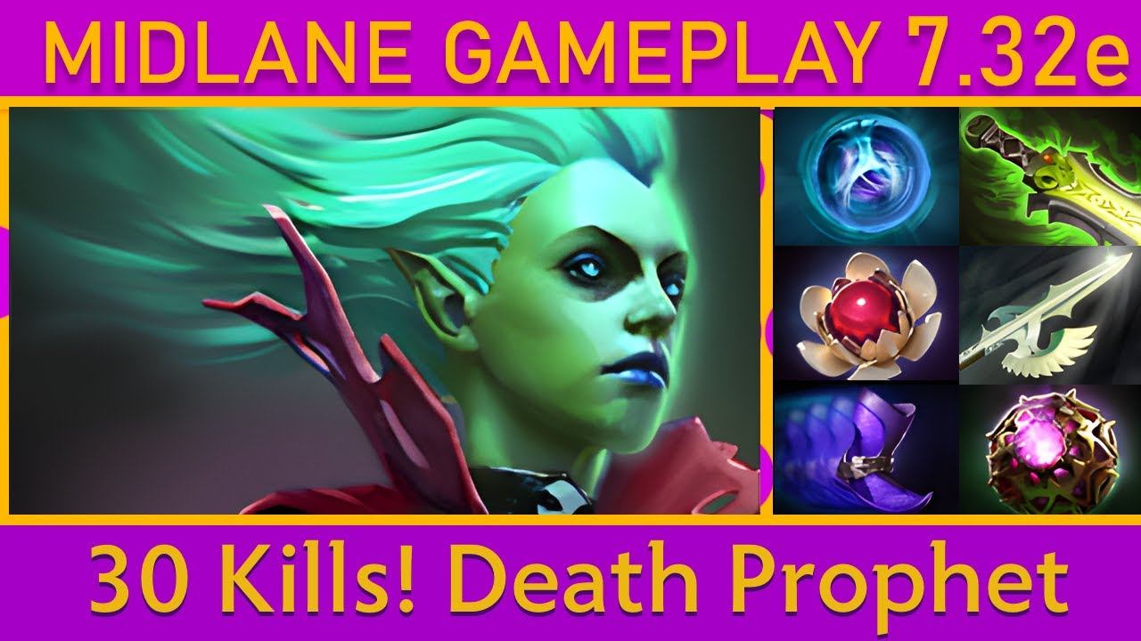 💥30 Kills! Death Prophet Mid Gameplay - Dota 2 Top MMR смотреть онлайн