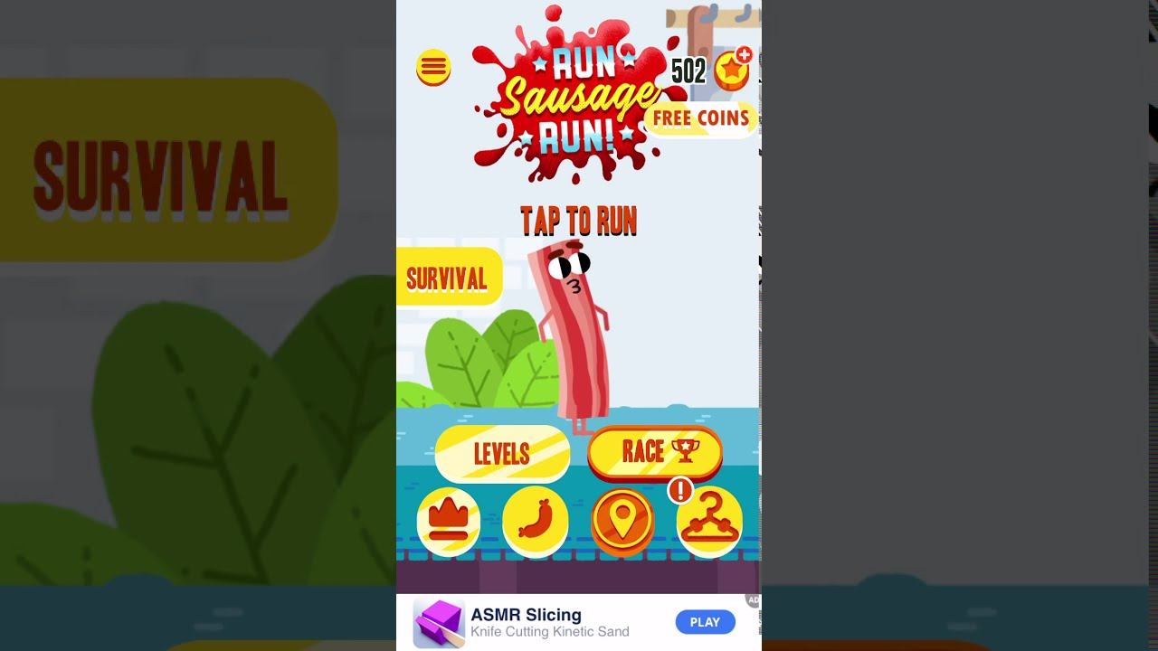 Беги, сосиска, беги! RUN Sausage RUN iPhone gameplay смотреть онлайн