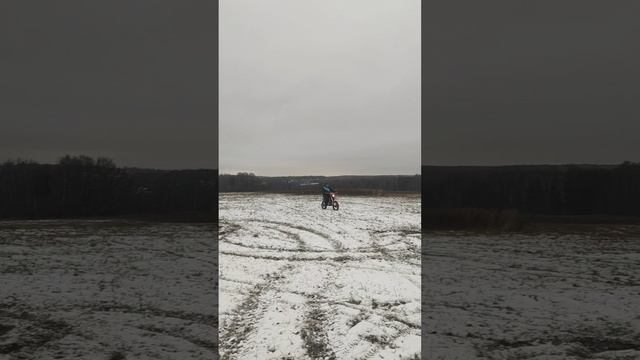 Зимние эндуро покатушки на ИЖ К16, Питбайке, Ямахе 450 куб и квадроцикле