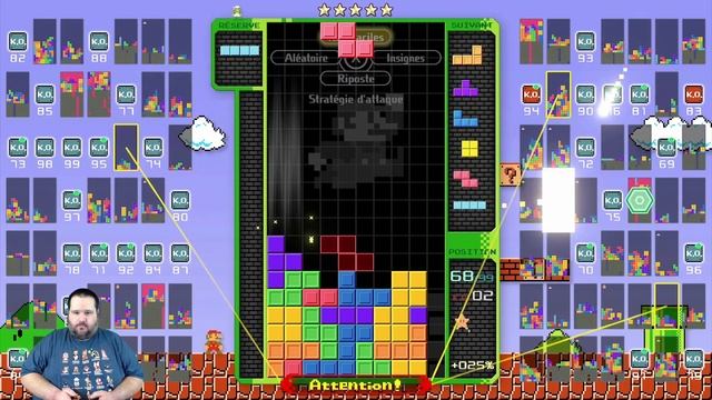 À l'attaque! Je veux des K.O. 💪😈👊 / Tetris 99 Invictus смотреть онлайн