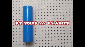 how to decrease 3.7 volts to 1.5 volts ( use for wall clock, etc. )