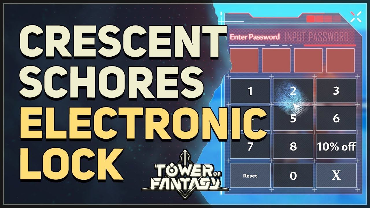 Crescent Shores Electronic Lock Password Tower of Fantasy смотреть онлайн