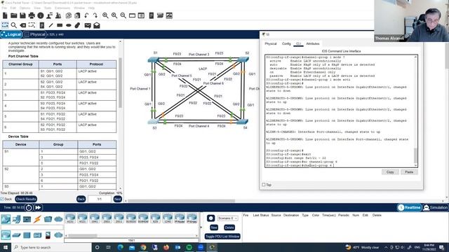 Troubleshoot etherchannel 6.3.4. cisco packet tracer смотреть онлайн