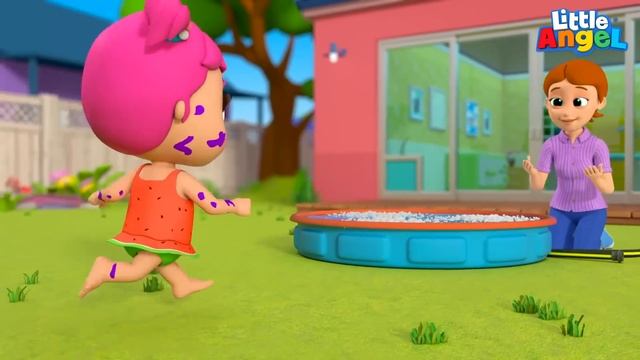 Учимся принимать Ванну🫧 | Развивающие Мультики Для Детей | Little Angel Русский