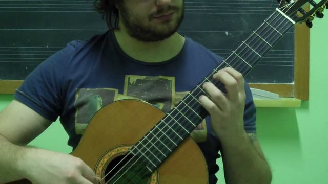 Scales For Classic Guitar (A.Segovia) Re# (diesis) or Mib (bemolle) Minor (minore) смотреть онлайн