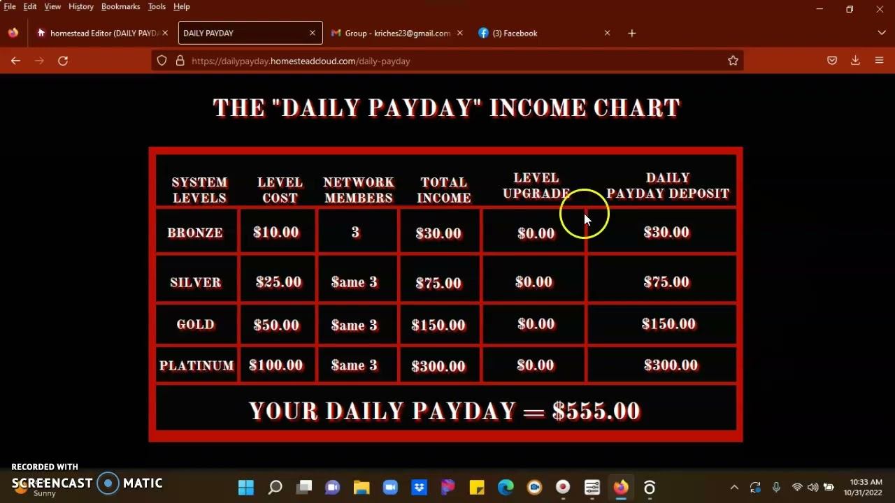 DAILY PAYDAY APP DAILY IINCOME смотреть онлайн