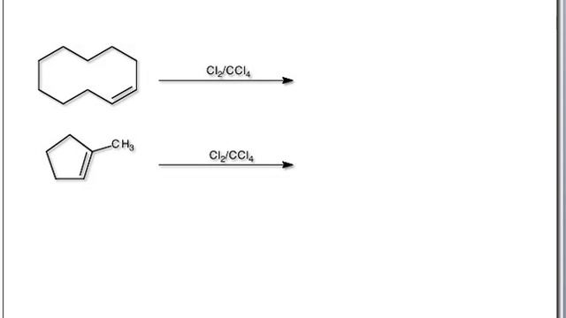 McMurry Organic - Chapter 8 - Alkenes Part 2 смотреть онлайн