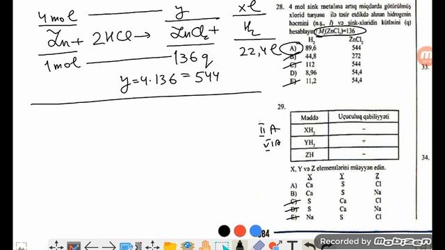 Güvən Kimya Test Toplusu | 23.1. Hidrogen.
