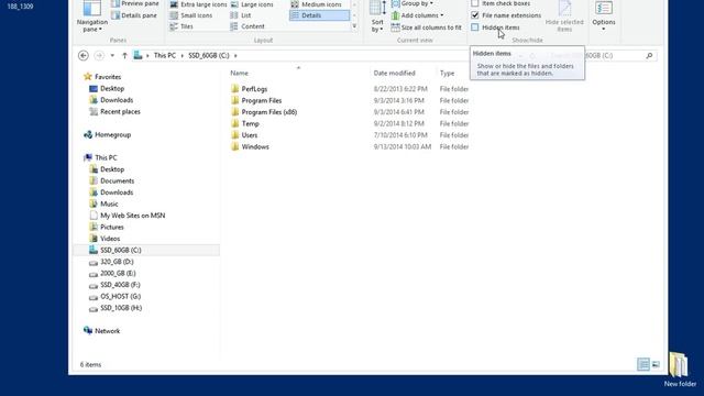How to show Hidden Files & Folders in Windows 8.1 смотреть онлайн