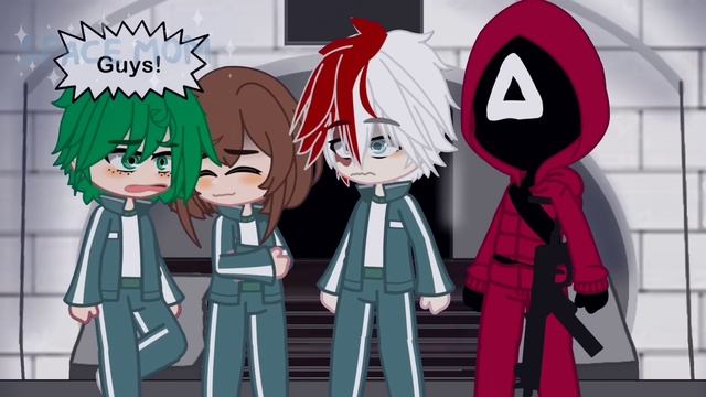 If Class 1A Was In The Squid Game | Gacha Club | Part 1 | BNHA | DJ-Demz смотреть онлайн
