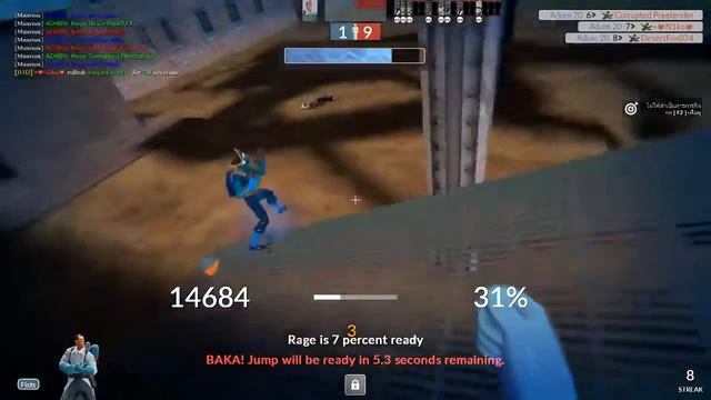 TF2:Freak Fortress 2 - Cirno Gameplay смотреть онлайн