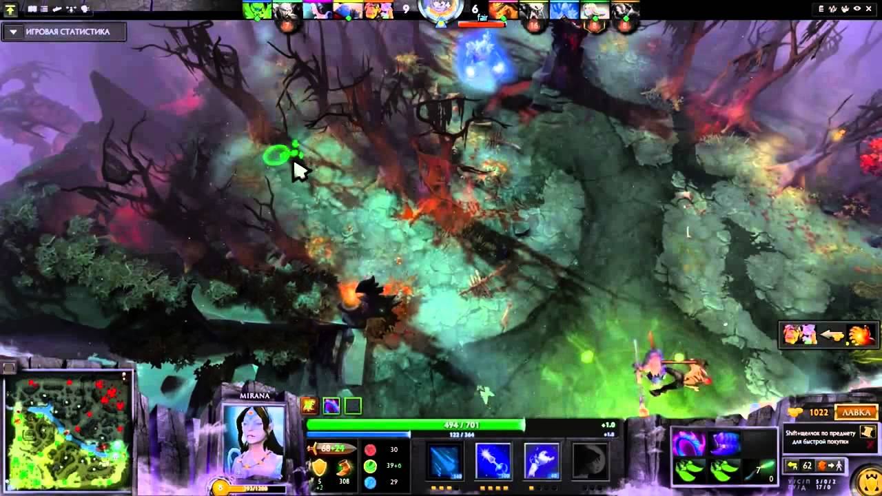 Связки героев Dota 2 Mirana + OGRMAG смотреть онлайн