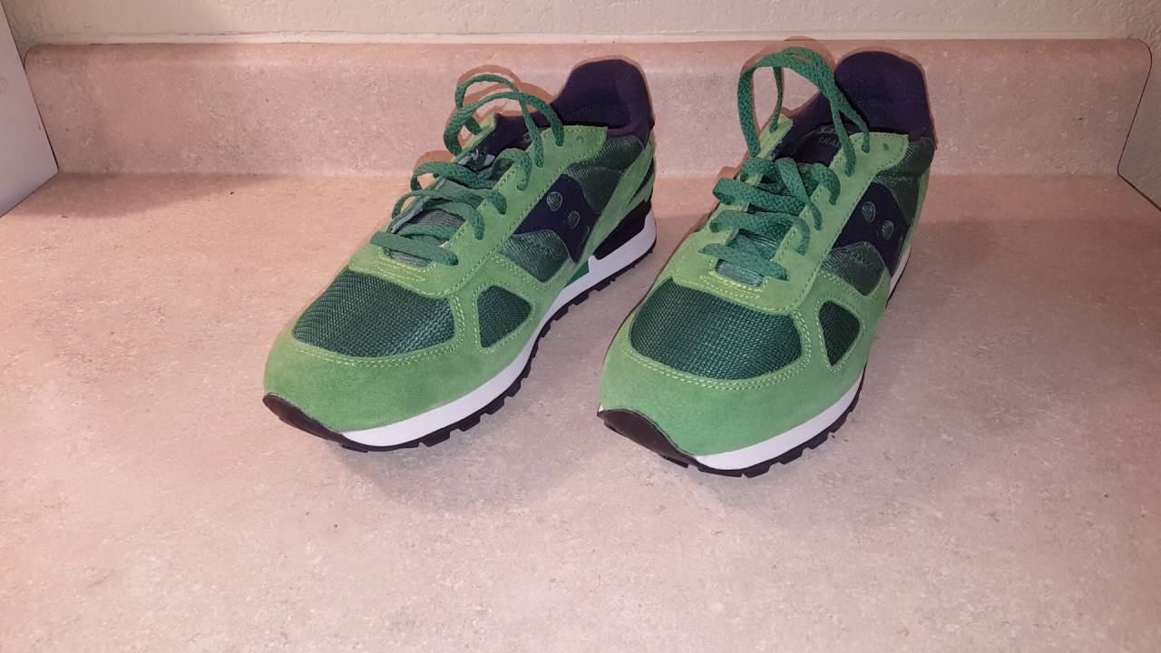 Saucony Shadow Original (Green/Black) смотреть онлайн