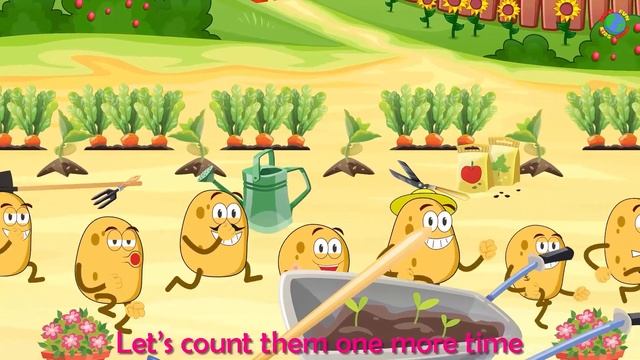 One Potato, Two Potatoes | Counting Song for Kids смотреть онлайн