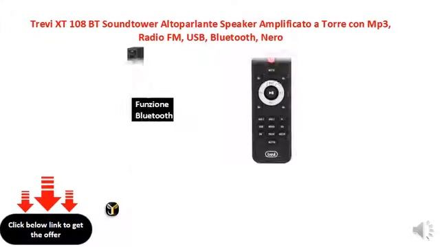 Trevi XT 108 BT Soundtower Altoparlante Speaker смотреть онлайн