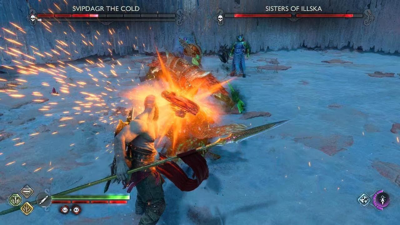 The Triple Beserker Fight With Spartan Armor - God of War Ragnarök - Dauntless Shield - GMGOW - NG+ смотреть онлайн