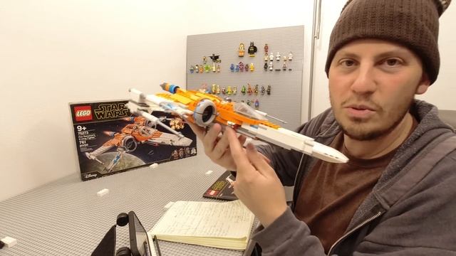 Lego Poe Dameron's X Wing Fighter 75273 Speed Build & Review смотреть онлайн