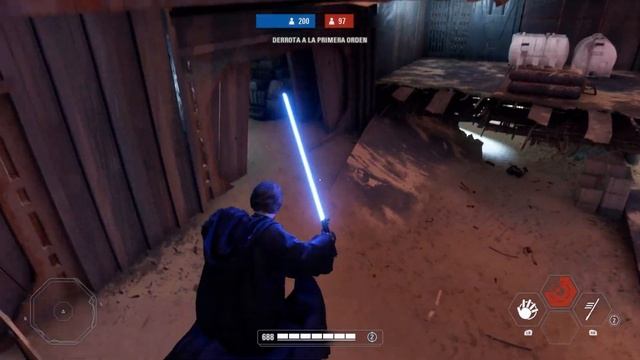 Old Luke Skywalker The last Jedi mod | Crait - Star Wars Battlefront 2 - 2K 60FPS смотреть онлайн
