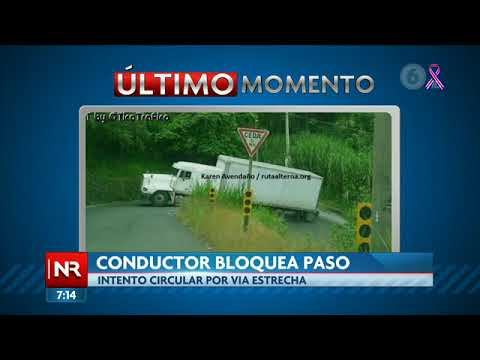 Conductor bloquea el paso en Santo Domingo de Heredia смотреть онлайн