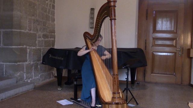 Bylina's Scale, Valeri Kikta. Alice Aubert, harp, live recording смотреть онлайн