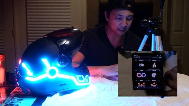 Lightmode Night Shift Review | Best App Controlled RGB Led TSG Helmet Kit | Install | Demo