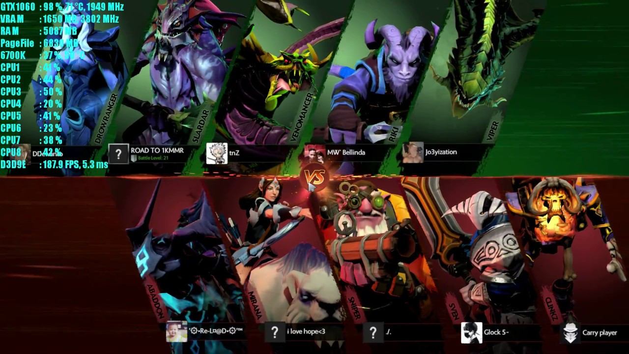 DOTA 2 | 7.00 | ULTRA 150-200FPS+ | GTX 1060 + 6700k | RANKED 5v5 | 1920x1080 144hz смотреть онлайн