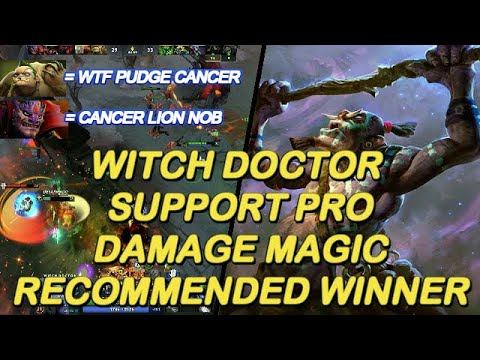 Dota 2 - New 7.24 Witch Doctor Support Pro Maledict + Death Ward Damage Magic Recommended Winner смотреть онлайн