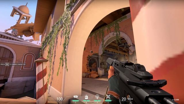SMG-9 Spectre Skin showcase - Valorant Closed Beta смотреть онлайн