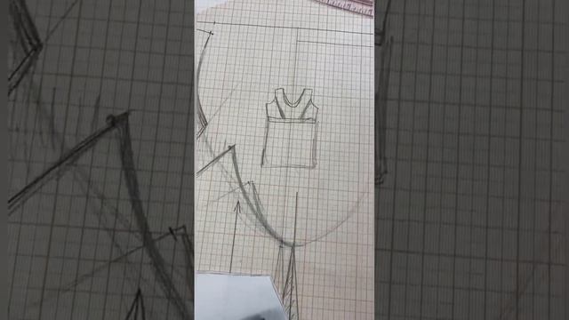 Шьем топ #шитье смотреть онлайн