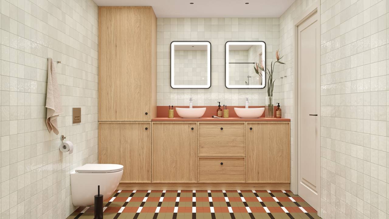 Ванная комната 8,0 кв.м. смотреть онлайн